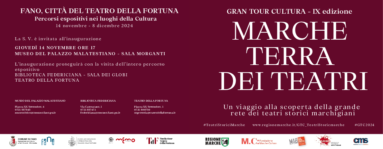 Al via i percorsi espositivi di 'Fano, città del Teatro della Fortuna'