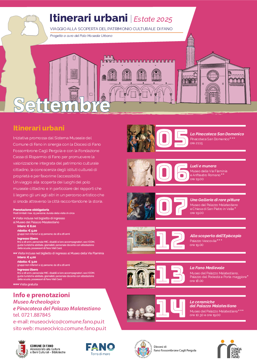 Itinerari urbani settembre 2025