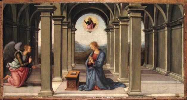 Storie della Vergine (predella) Pietro di Cristoforo Vannucci detto Il Perugino (Città della Pieve, 1448 ca. – Fontignano, 1523)