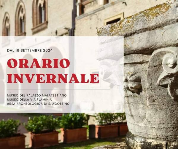 Dal 16 settembre 2024 entrano in vigore gli orari invernali dei Musei