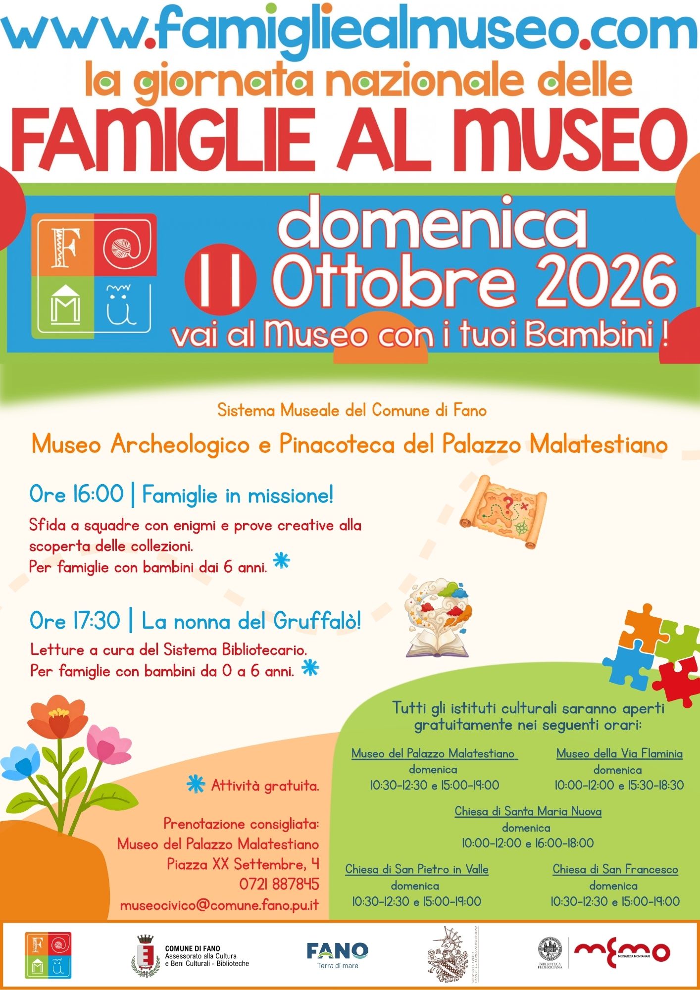 F@Mu: domenica 11 ottobre 2026 la Giornata Nazionale delle Famiglie al Museo F@Mu: domenica 11 ottobre 2026 la Giornata Nazionale delle Famiglie al Museo