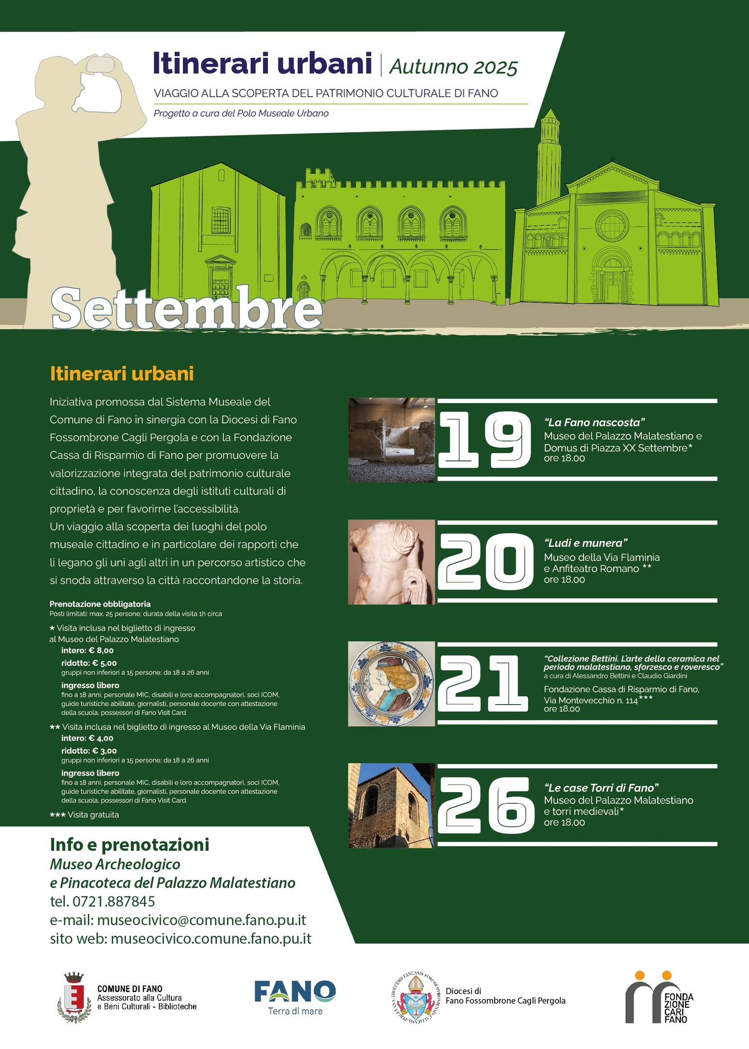 Itinerari urbani settembre