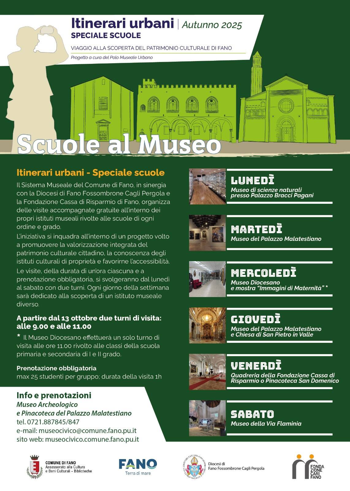Itinerari urbani - Speciale scuole (Ottobre 2025)